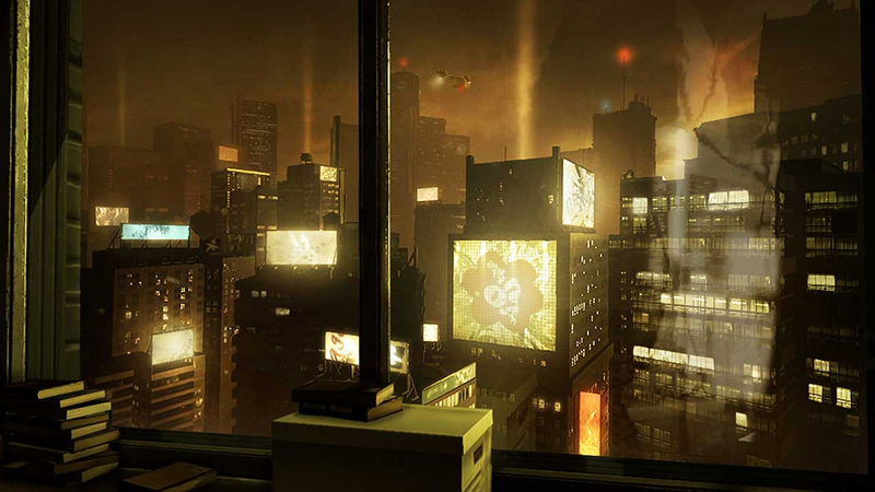 Illustration for article titled New Deus Ex: Human Revolution Screens Black, Gold & A Little Old